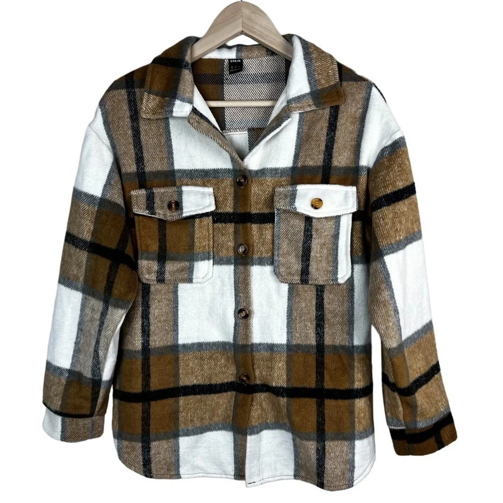 SHEIN • Plaid Jacket